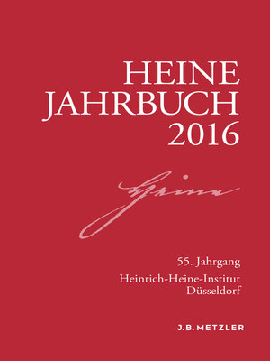 cover image of Heine-Jahrbuch 2016